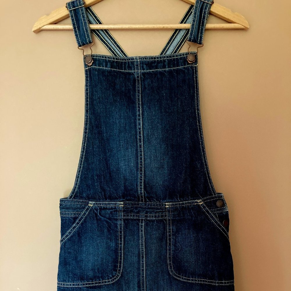Overall skirt denim